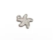 Charm otel inoxidabil 304 stea de mare 15x14x1.5mm