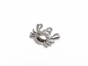 Charm otel inoxidabil 304 crab 13.5x10.5x3mm
