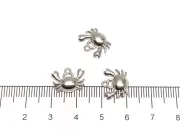 Charm otel inoxidabil 304 crab 13.5x10.5x3mm