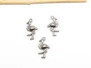 Charm otel inoxidabil 304 flamingo 18.5x10x4mm