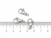 Inchizatoare carabina otel inoxidabil 304 cu za 15x9mm (1buc)
