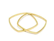 Link otel inoxidabil 201 auriu romb 20x20x1mm