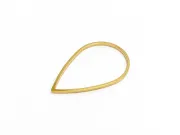 Link otel inoxidabil 201 auriu lacrima 25x17x1mm