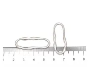 Link otel inoxidabil 304 oval 35x13x3mm