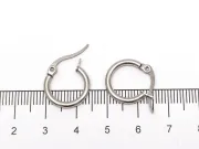 Tortite cercei otel inoxidabil 304 hoop 19x15mm (2buc)