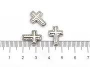 Margele otel inoxidabil 304 cruce 15x11x5mm