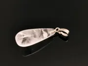 Pandantiv lacrima cuart de stanca 27x10mm