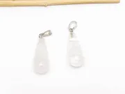 Pandantiv lacrima cuart de stanca 27x10mm