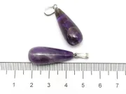 Pandantiv lacrima ametist 27x10mm