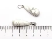 Pandantiv lacrima howlit 27x10mm