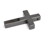 Pandantiv hematit cruce 37x25x4mm
