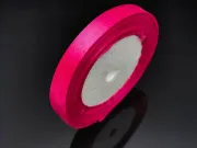 Panglica saten latime 10mm fucsia (22m)