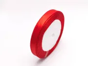 Panglica saten latime 10mm rosu (22m)