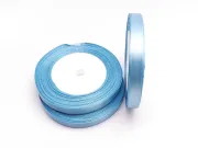 Panglica saten latime 10mm albastru deschis (22m)