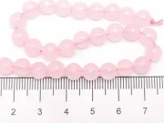 Sirag scurt cuart roz sfere 6mm