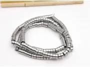 Sirag hematit rondele 4x2mm argintiu