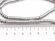 Sirag hematit rondele 4x2mm argintiu