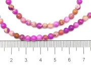 Sirag Jasp imperial sfere 4mm magenta