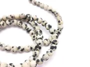 Sirag Jasp dalmatian mat sfere 4mm