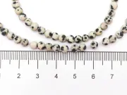 Sirag Jasp dalmatian mat sfere 4mm