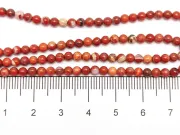 Sirag jasp rosu sfere 3mm
