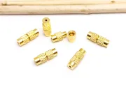Inchizatoare cu filet din alama 12x4mm auriu