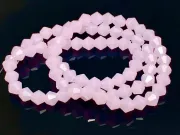 Margele cristal biconic 4mm roz opal (sirag)
