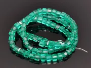 Margele cristal cub fatetat 4mm verde smarald (sirag)