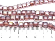 Margele cristal cub fatetat 6mm ametist AB (sirag)