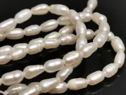 Sirag perle de cultura orez 4~3x3mm