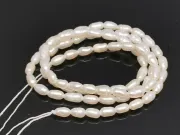 Sirag perle de cultura orez 4~3x3mm