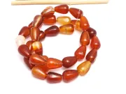 Sirag agate rosu lacrima 12x8mm