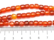 Sirag agate rosu tub 6x5.5mm