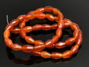 Sirag agate rosu bicon 8x5mm
