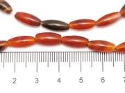 Sirag agate rosu oval 12x5mm