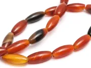 Sirag agate rosu oval 12x5mm