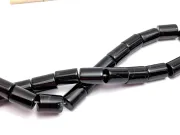 Agate negru tub 14x9mm (sirag)