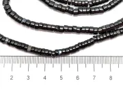 Agate negru disc 4x2mm (sirag)