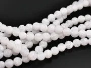Sirag agate crackle frosted 8mm alb