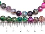 Sirag agate dragon veins sfere 8mm multicolor