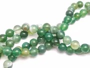 Sirag agate striped sfere 8mm verde