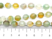 Sirag agate fatetat 8x7mm verzui