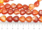 Sirag scurt agate inima 12mm