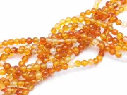 Sirag agate rosu sfere 4mm