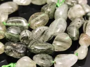 Sirag cuart verde rutilat nugget 10~5x8~5x7~3mm