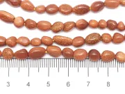 Sirag goldstone nugget 6~4x10~7x6~4mm