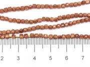 Sirag goldstone cub 2.5x2.5mm