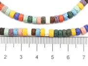 Sirag lava rondele 4.5x2.5mm multicolor