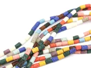 Sirag lava tub 6x4mm multicolor