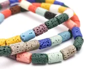 Sirag lava tub 6x4mm multicolor
